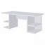 Bureau d'écriture blanc, 4 tablettes