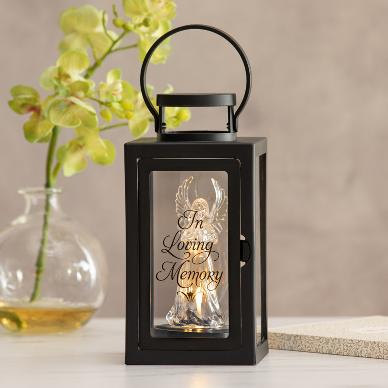 Memorial Lantern LED Plastic Table Décor, 8.5"