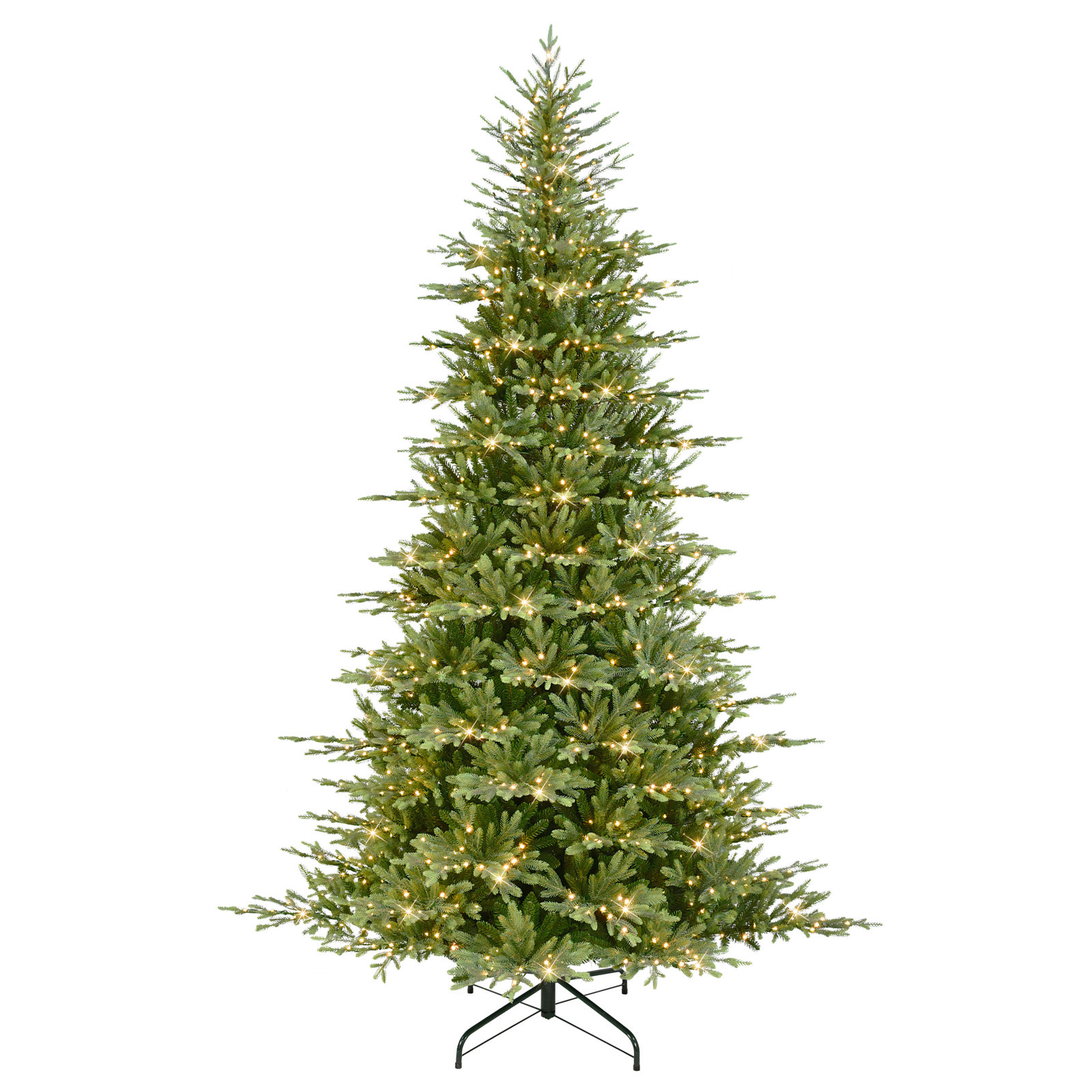 Slim 9' Pre-Lit Spruce Christmas Tree