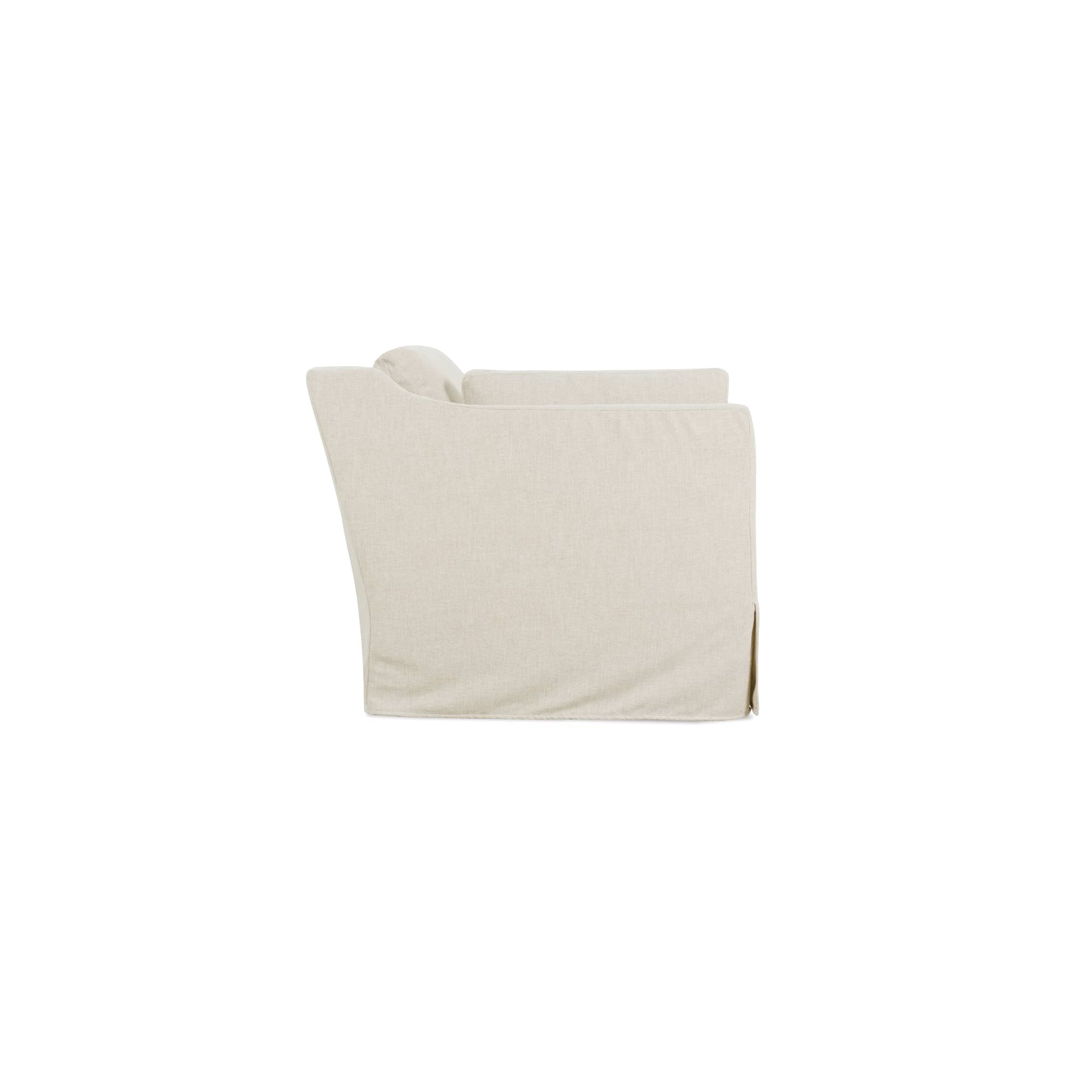 Madeline 90" Slipcovered Sofa, Straw (BU102-28)