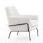 Fauteuil d'appoint rembourré avec accoudoirs