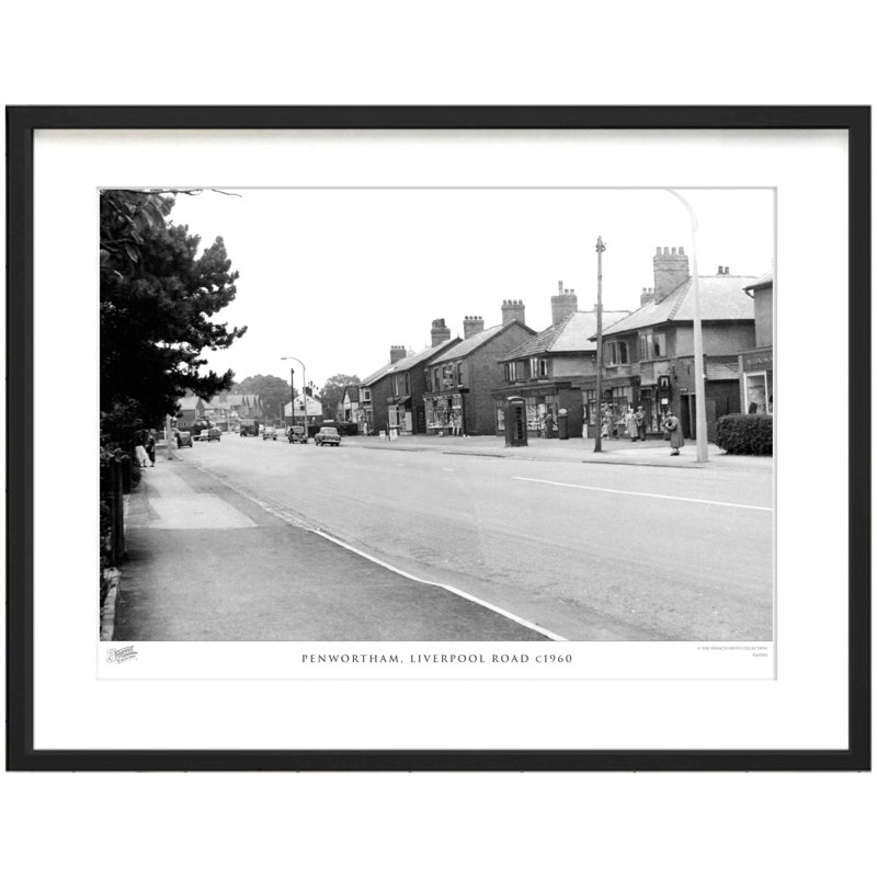 Penwortham, Liverpool Road C1960 - Single Picture Frame Print, 60cm H x 80cm W x 2.3cm D