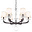 Emilea 6 - Light Glass Chandelier-21589795
