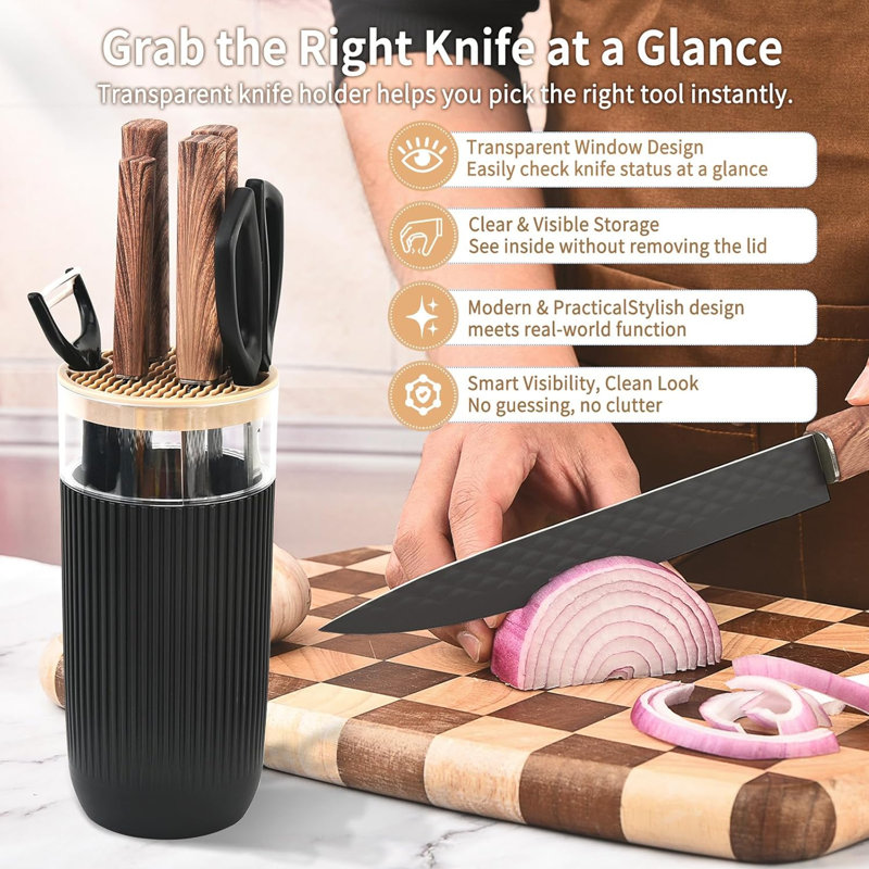 7 Pcs Kitchen Knife Set