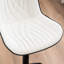 Swivel Bar Stools Modern Faux Leather Upholstered Counter Stools for Kitchen Island, Adjustable Height Stools with Footrest for Home Bar-1500353850