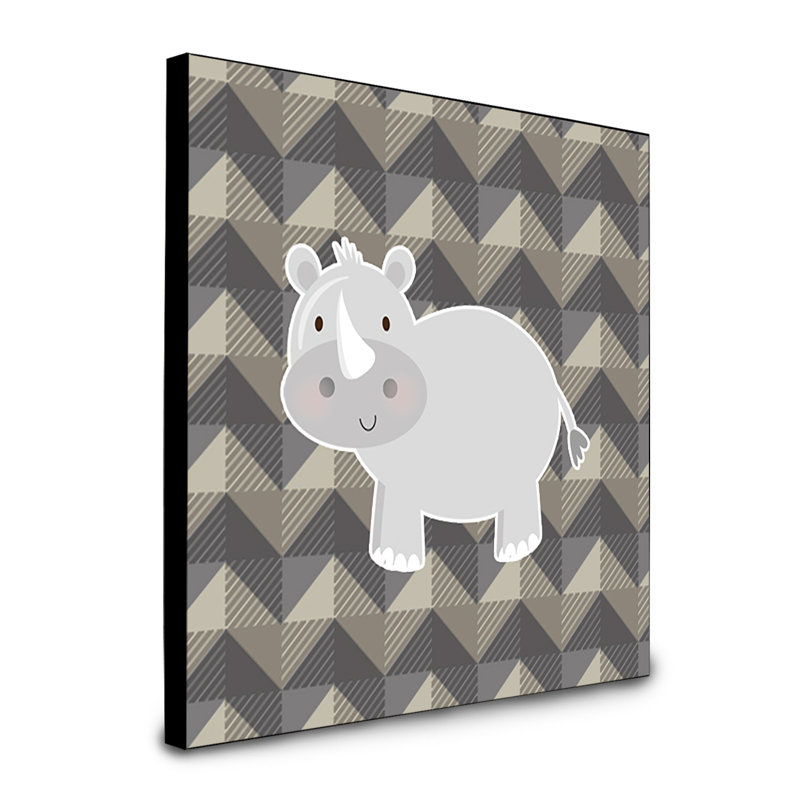 Panneau mural rhinoceros art Rolloff