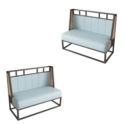 Banc rembourré en similicuir