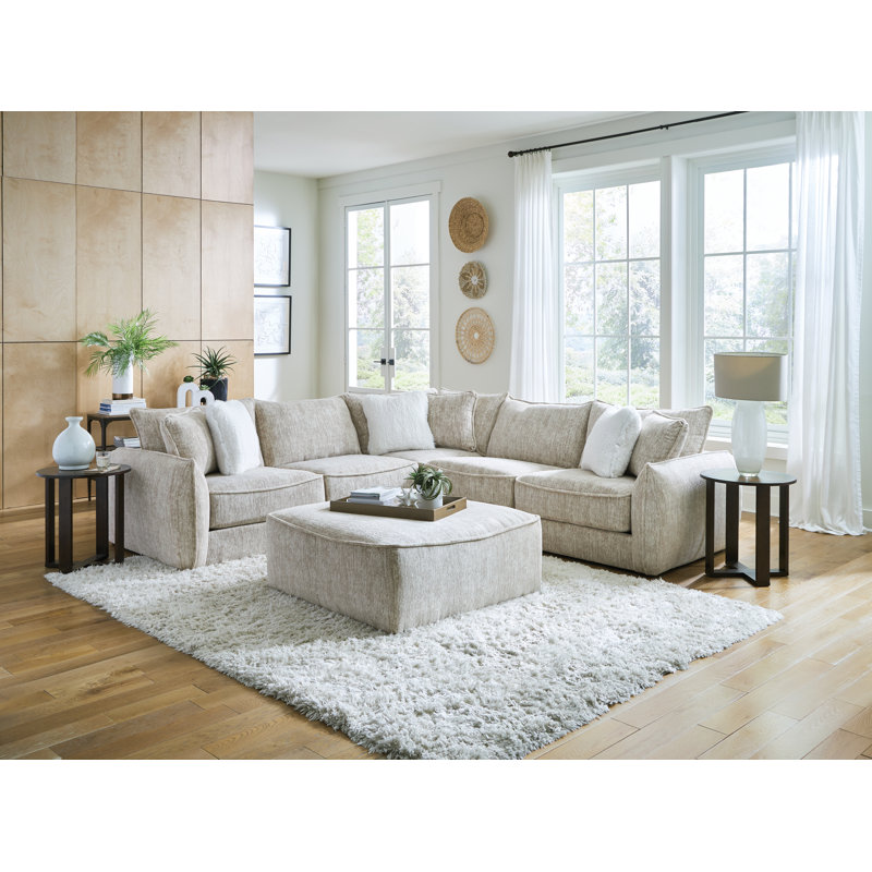 Dikili Upholstered L-Shaped Sectional Symmetrical
