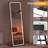 Mirror Full Length Standing Mirror With LED Lights, Lighted Floor Mirror With Stand And Dimming-862445909