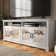 Perrault 4 Door TV Stand for TVs up to 75" with Open Storage