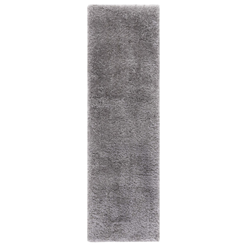 Jayne Shag Hand Tufted Performance Solid Color Rug, Runner 2'3" x 6'