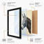Donkey Study Boho - Framed Print-2064978859-2064978863