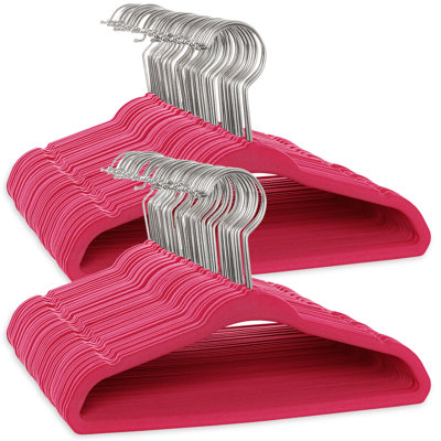  11" Velvet Non-Slip Baby Clothing Hangers
