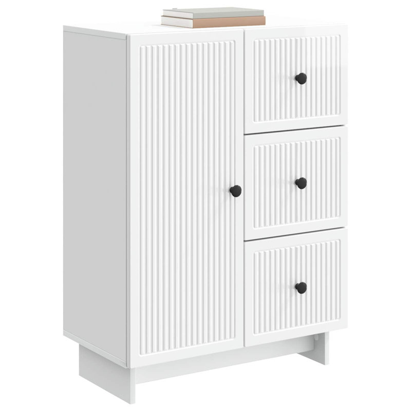 66cm Sideboard, High Gloss White
