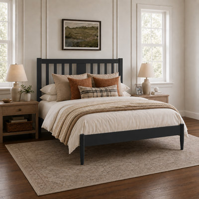 Finley Wood Platform Bed