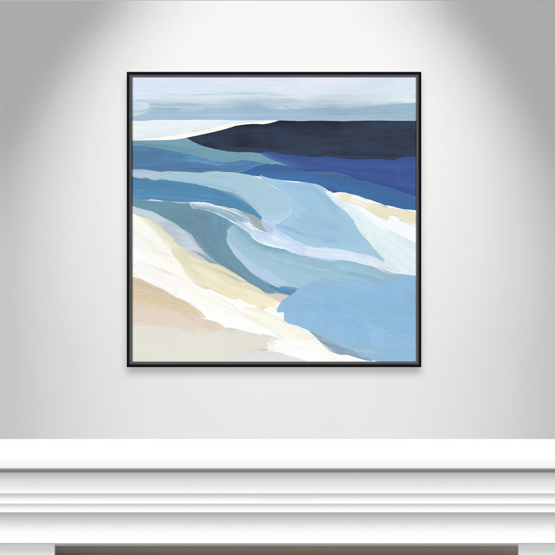 «Camarie Graham Lake I» par Isabelle Z, impression sur toile encadrée en bois et quincaillerie de fixation, Toile encadrée