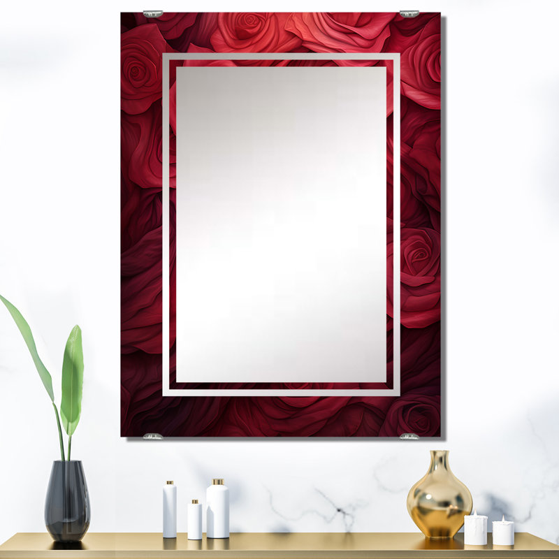 Miroir mural Salko - Roses MIR138051, 40 po x 30 po