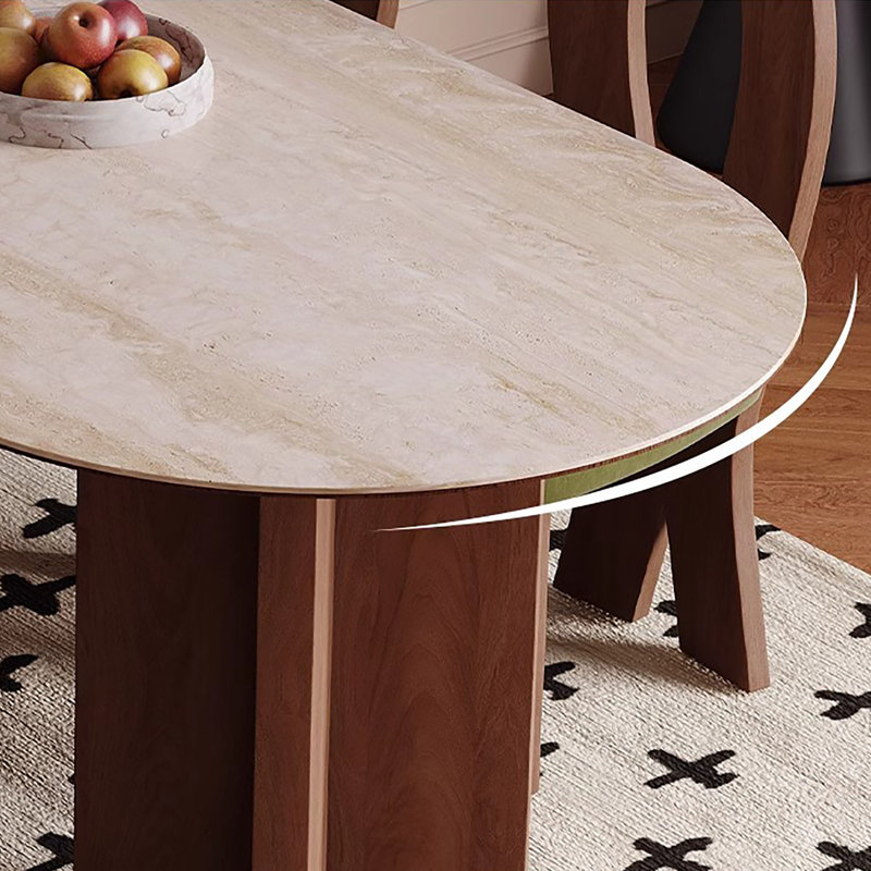 Table en bois de frêne français, 29.5" H x 63" W x 31.5" D, 5