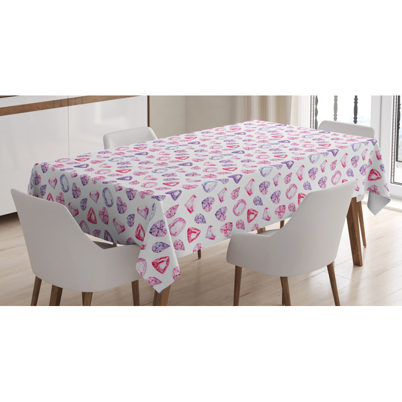 Geometric Tablecloth, 70" L x 52" W