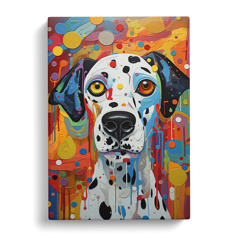 Dalmation Modern No.2 - Wrapped Canvas, 50cm H x 35cm W x 3cm D