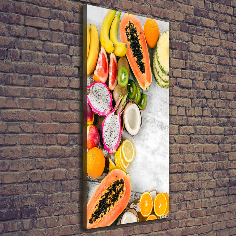 Fruits - Wrapped Canvas Print