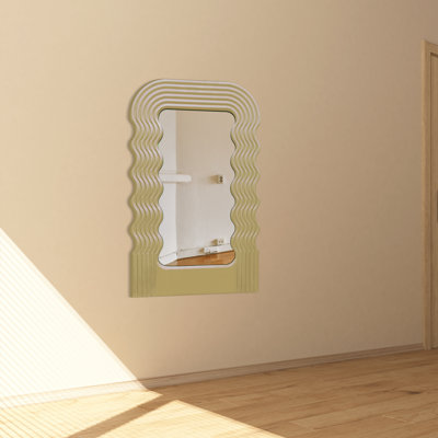 Baraga Scalloped Wavy Mirror