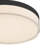 Quara 7-in Black dimmable LED Flush Mount-124959422