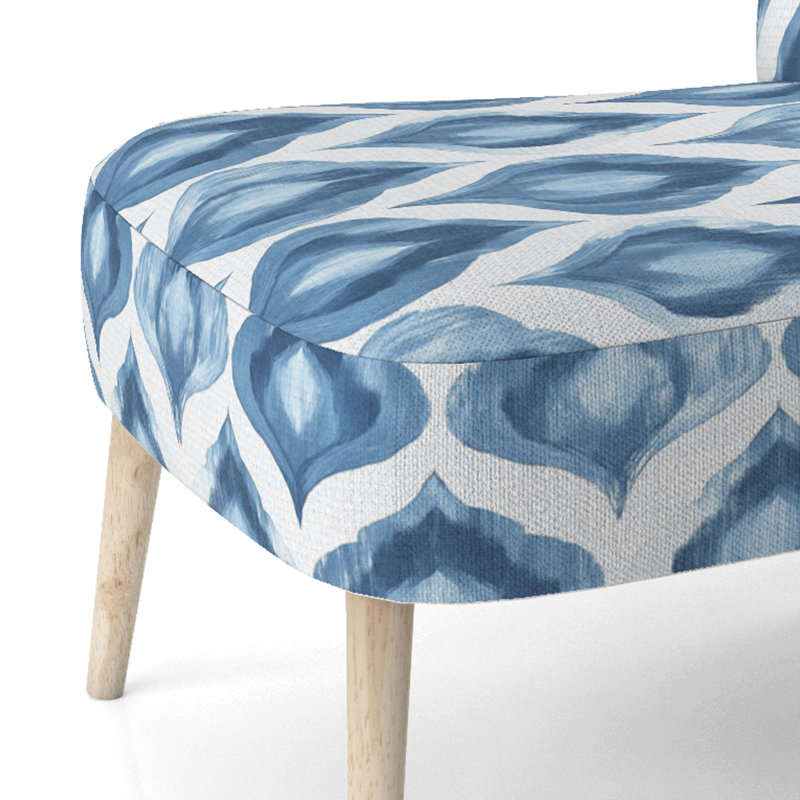 Chaise rembourrée Modern, Chaise d'appoint sans accoudoirs