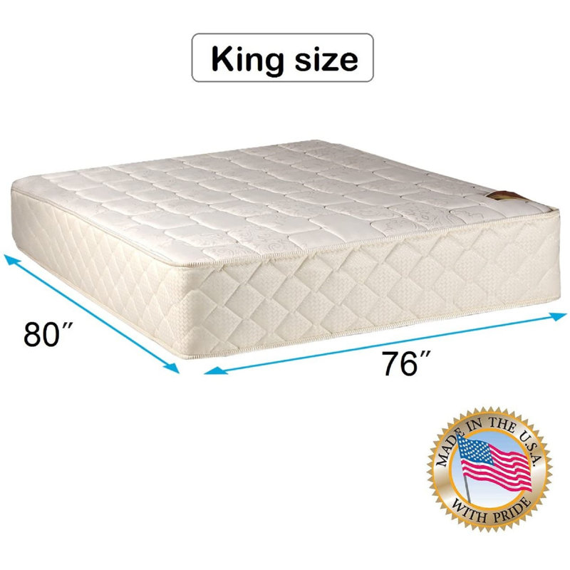 Grandeur Deluxe Mattress Only - Fully Assembled, Good For Your Back, Luxury Height, Long Lasting And 2 Sided - By Alwyn Home