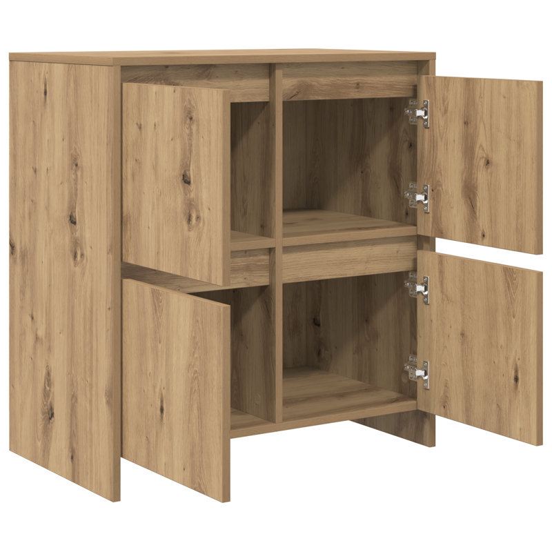 Sideboard 70 X 41 X 75 Cm Engineered Wood, Artisan Oak