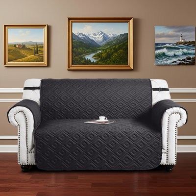 Microfiber / Microsuede Box Cushion Sofa Slipcover