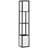 Modern Floor Lamp with Shelves & Dual Ambient Lighting, Tall Standing Lamp