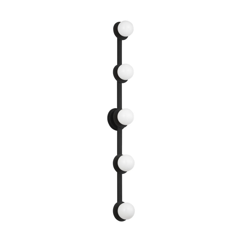 Nodes 5 - Light Vanity Light, Midnight Black