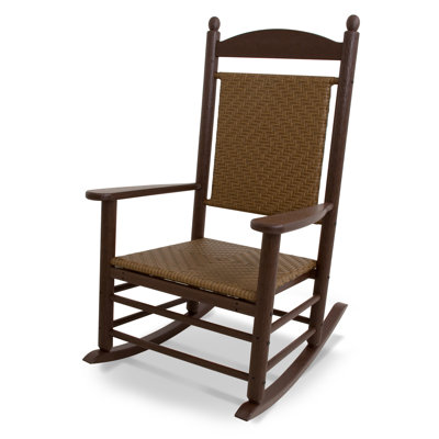 POLYWOOD Rocker Jefferson Woven Rocking Chair