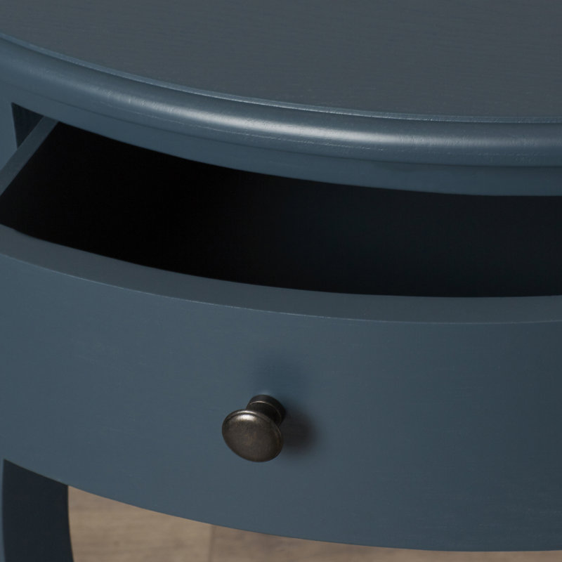 Sadie 32.7'' Solid Wood Console Table, Slate Teal