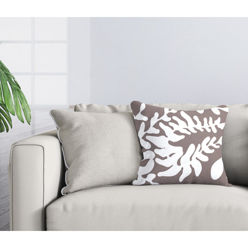 Housse et insert de coussin extérieur carré Garrison, L 17 po x H 17 po, Ombre