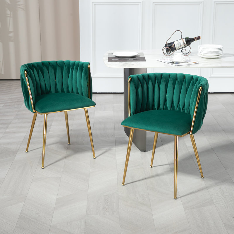 Landreneau Dining Chairs, Green