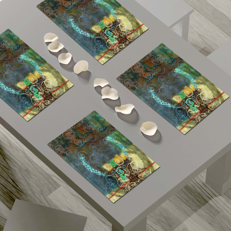 Polyester Abstract Placemat