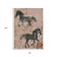 Tapis extérieur lavable pour chevaux 8 pi x 10 pi rouille et gris anthracite