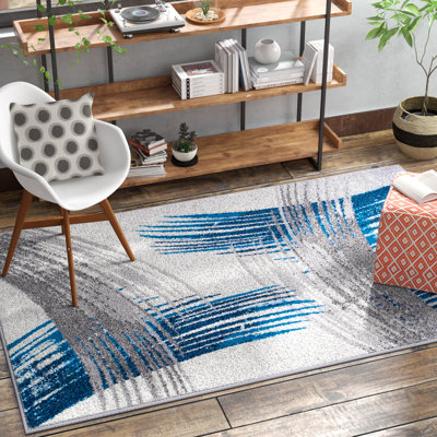 Melendy Wool Abstract Indoor Rug