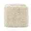 Fauteuil pivotant beige avec structure intérieure, mousse confortable, tissu en lin pour un siège fin, lin bien recouvert, assise stable