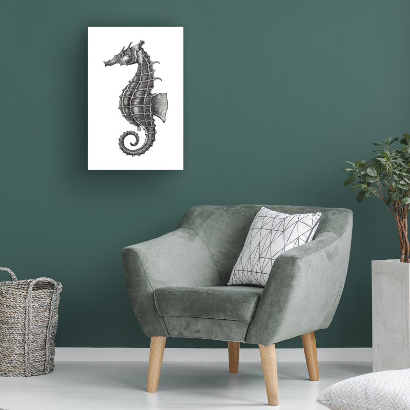 Hippocampe sur toile