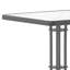 Table carrée en verre trempé Amlie-87058783-87057902