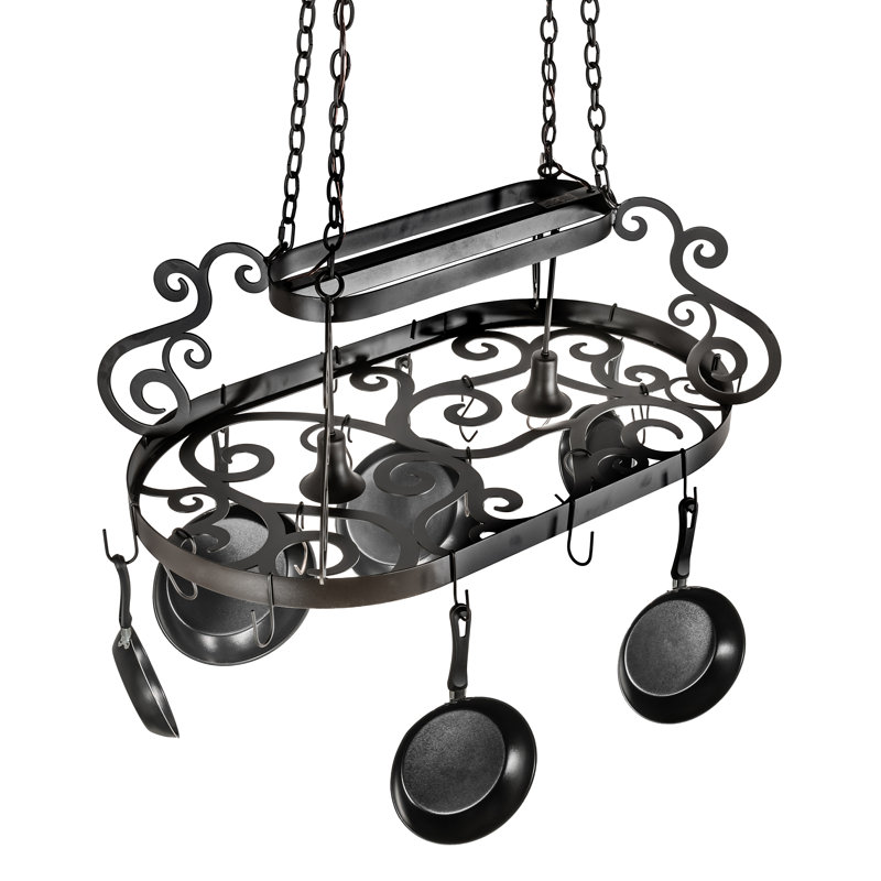 Neo 2 Light Handcrafted Hanging Pot Rack