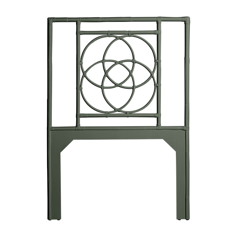 Emilia Open-Frame Headboard, Twin, Evergreen