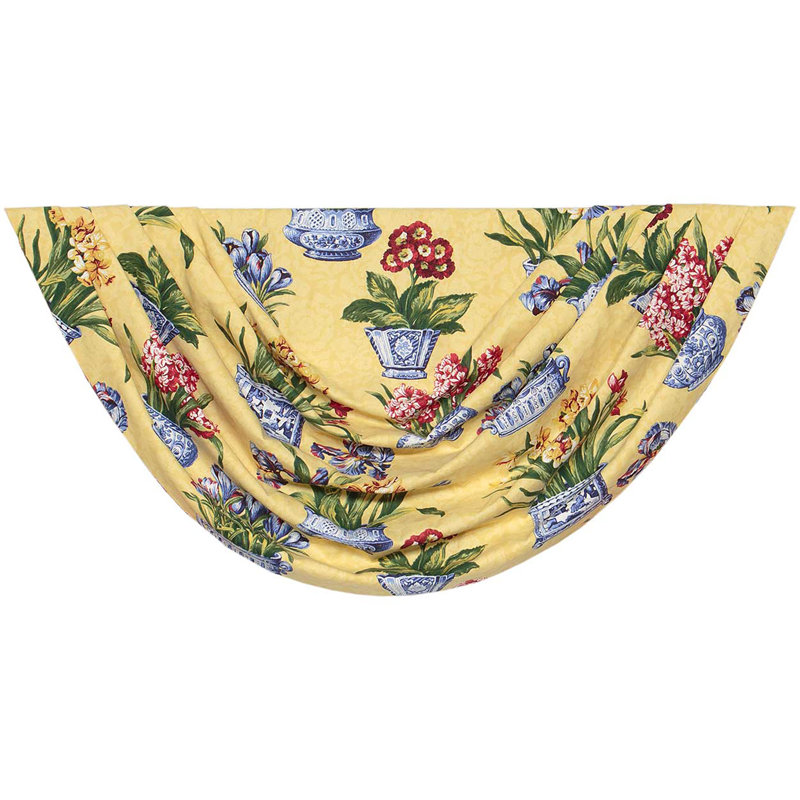 Melanie Buttercream Traditional Cotton Floral Extra Cascade