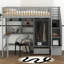 Lit mezzanine double avec tiroirs Jarlegav Kids-619752164