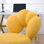 Chaise de bureau pivotante à 360 ° en tissu, réglable en hauteur, cinq pour faciliter le déplacement, coussin éponge haute densité, conception ergonomique, capacité de mobilité de 220 lb,