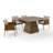 59" Pedestal Dining Table