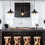 Îlot de cuisine avec luminaire suspendu E26 Industrial Design